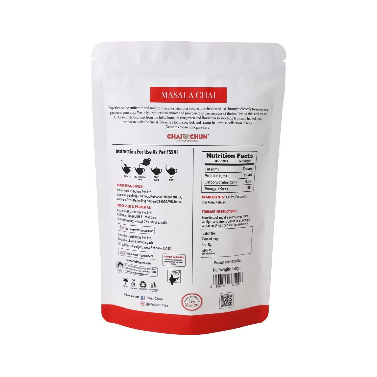 Cinnamon Zest Chai Packet Chai Chun