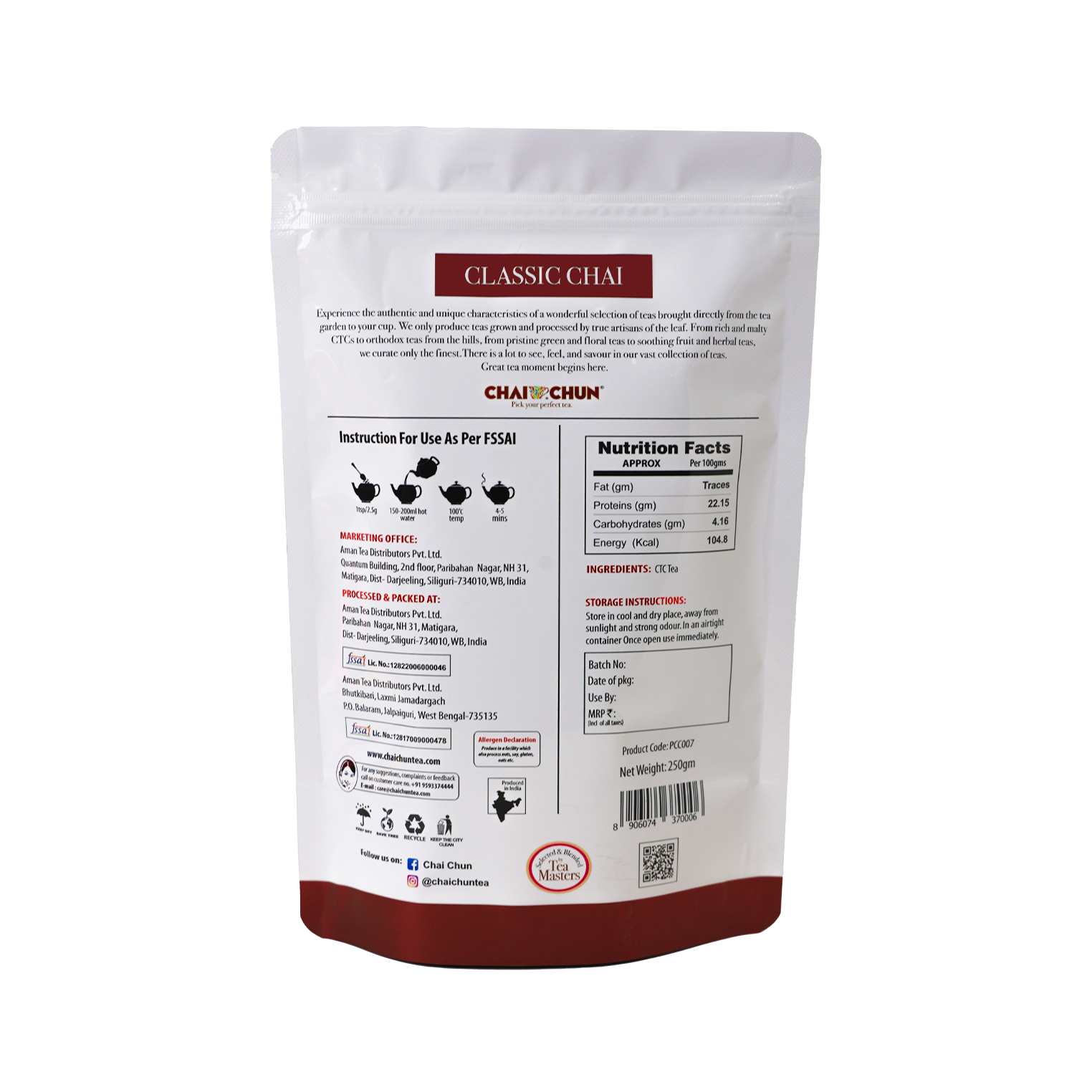 Swad Rozana Classic Chai By Chai Chun
